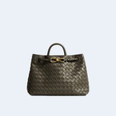 보테가 베네타 미디엄 안디아모 백 카키